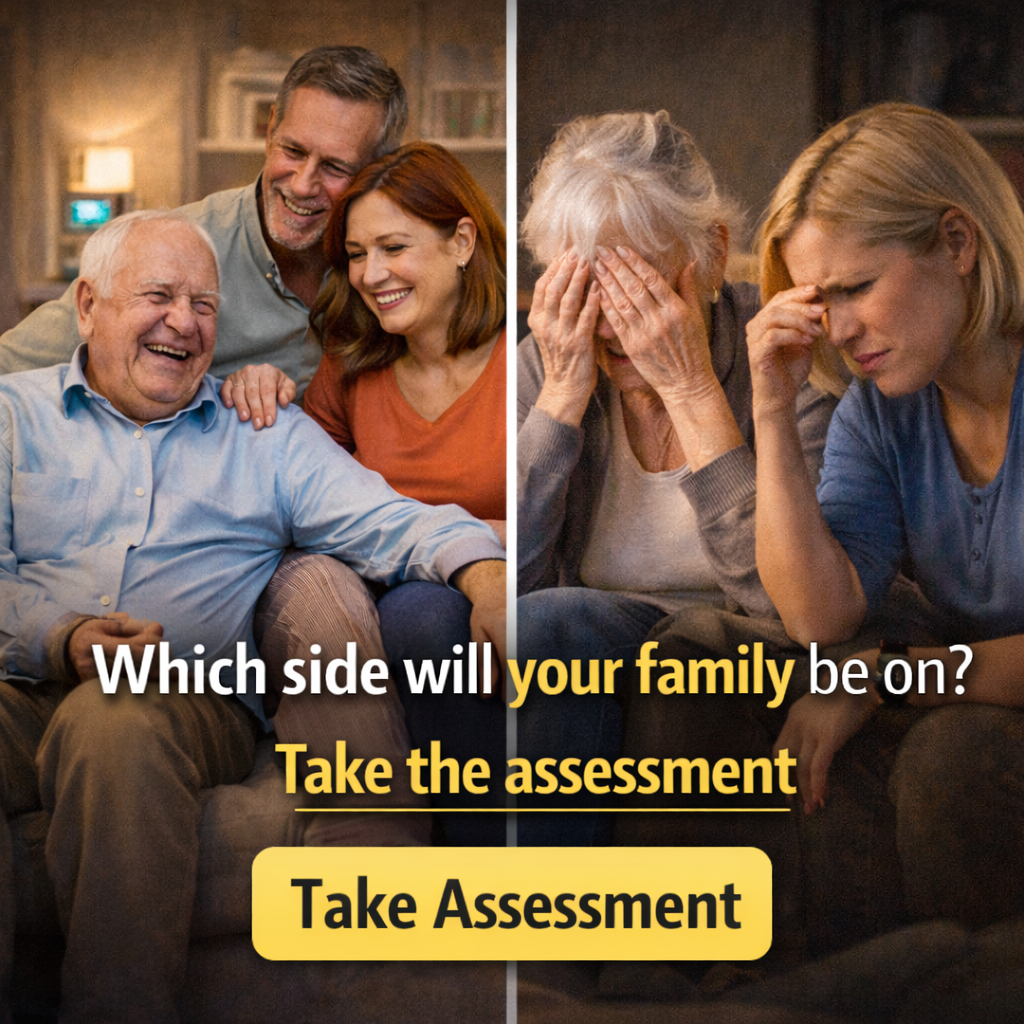 Family peace of mind through senior care assessment