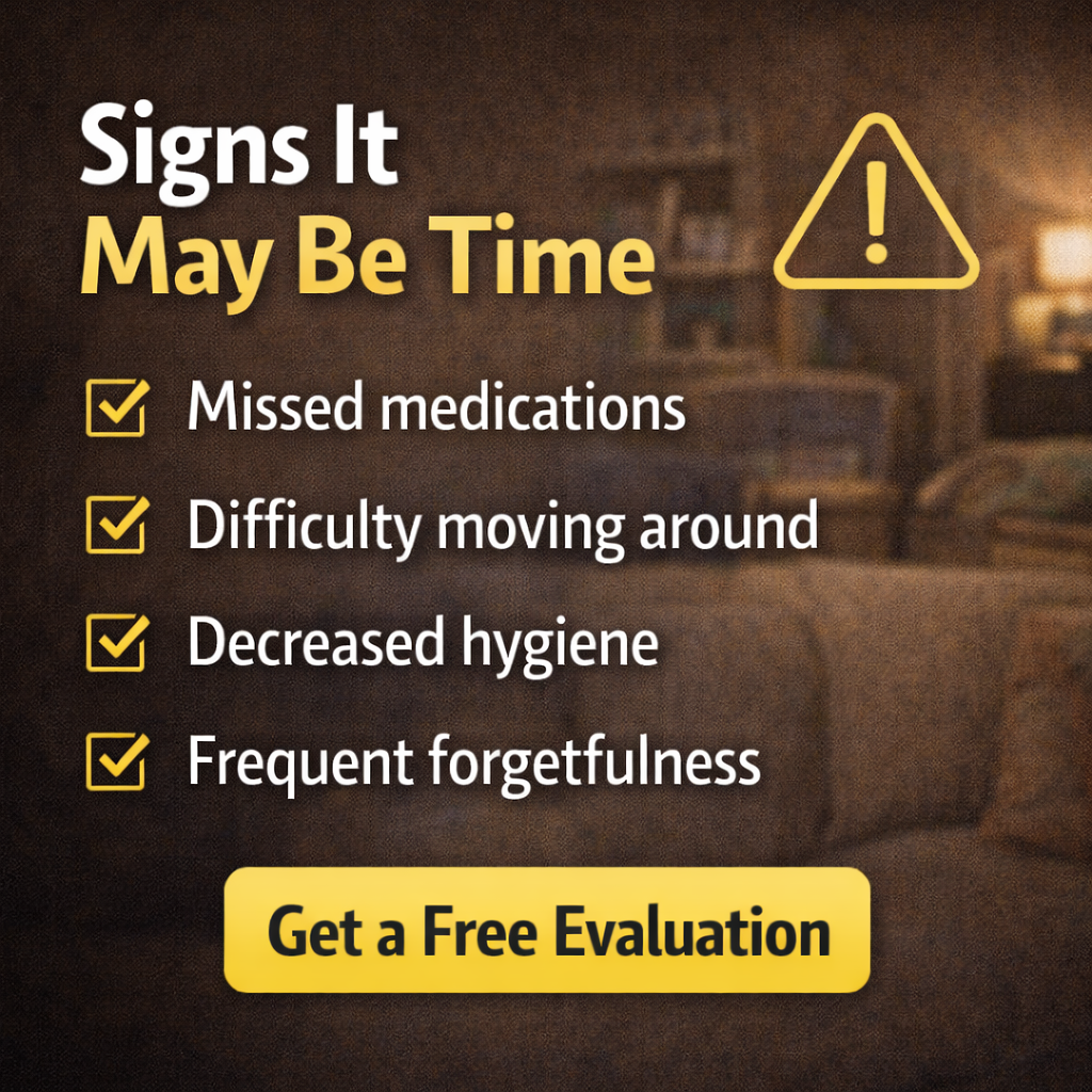 Signs it may be time to evaluate senior care needs